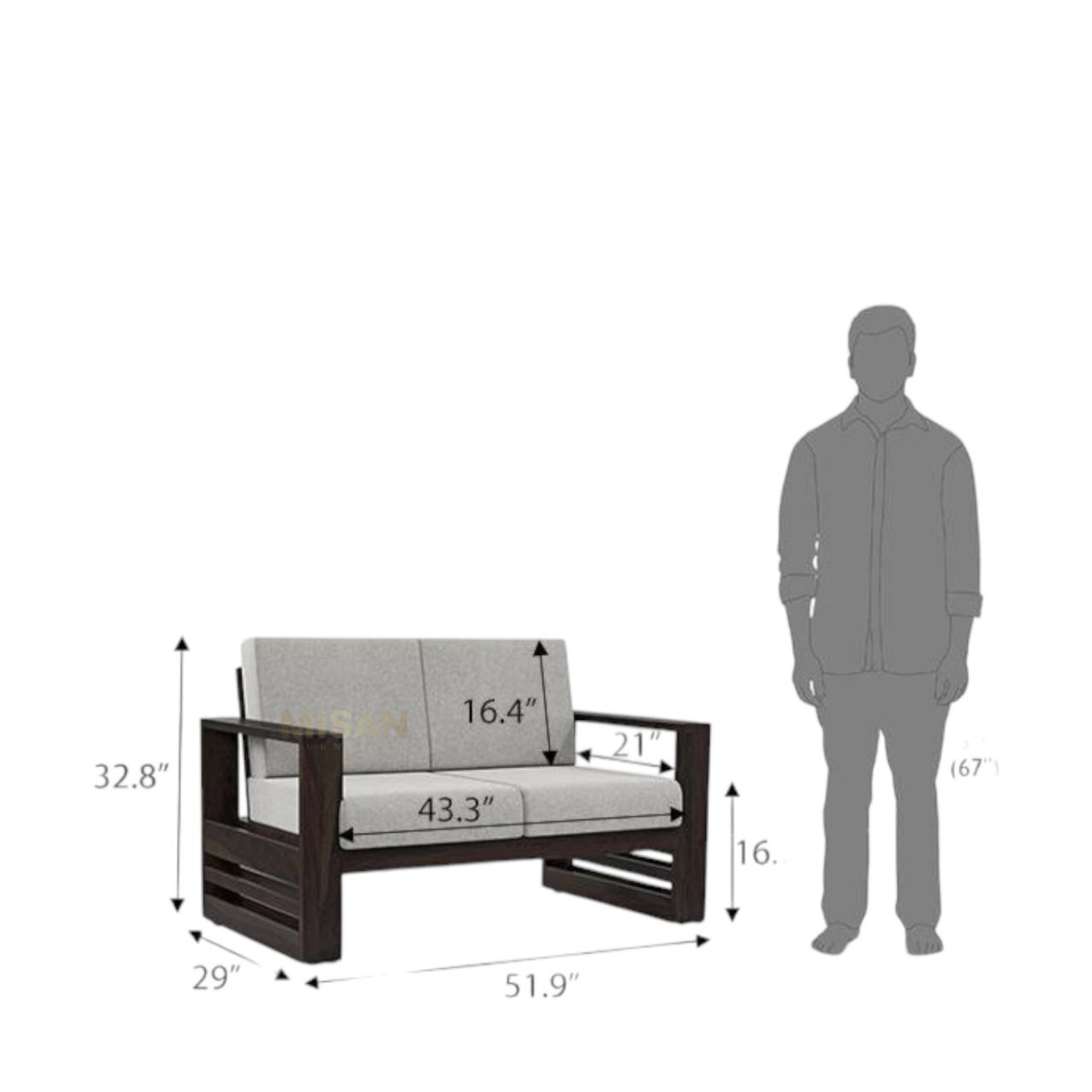 Lounge 2 Seater Sofa