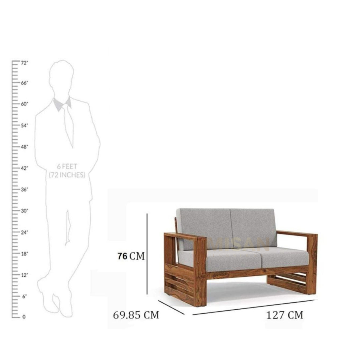 Lounge 2 Seater Sofa