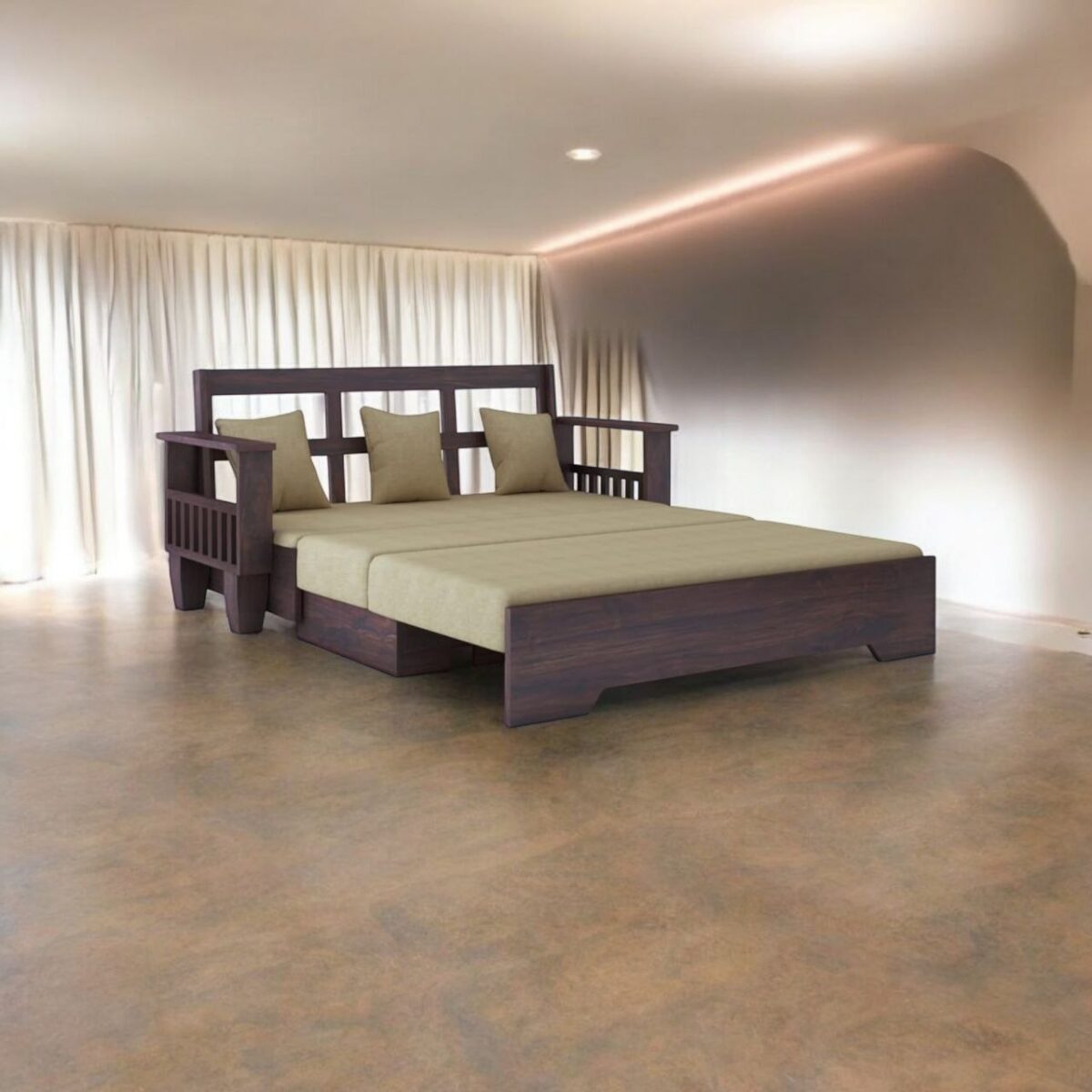 3 Seater Sofa Cum Bed