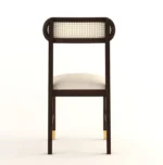 Dimension chart for Premium Cane Dining Chair